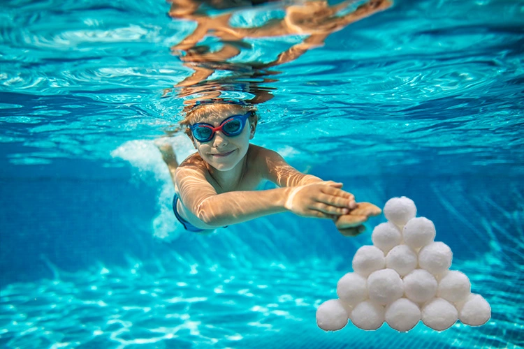 3 Micron Filter Balls Water Purification Fiber Ball Deoiling Swimming Pool SPA