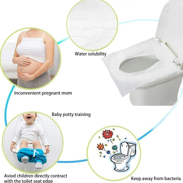 Portable Travel Pack Single Package Hotel/SPA/Salon Use Disposable Toilet Seat Cover