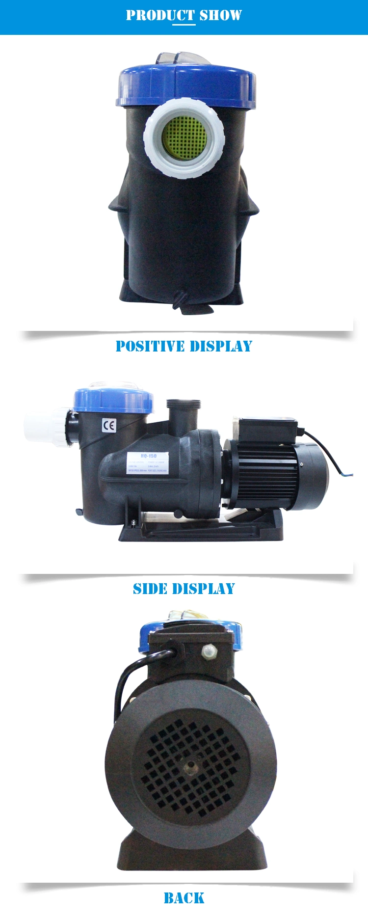 High Quality Electrical Water Pump for SPA and Swimming Pool Pump