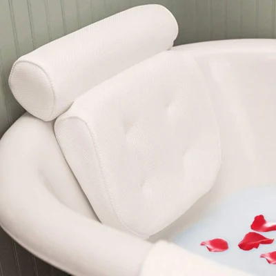 Hot Selling SPA Bathtub Pillow with Air Mesh Technology Fits All Bathtub
