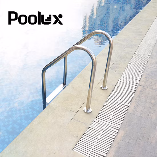 High Quality Factory Price Outdoor with Safety Handrail for Pool Swimming and SPA Pool Stainless Steel Material Ladder