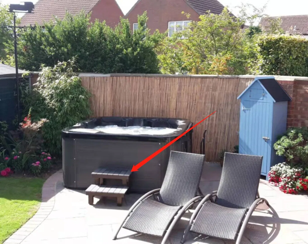 Customization Modern High Quality Plastic Outdoor Hot Tub SPA Steps